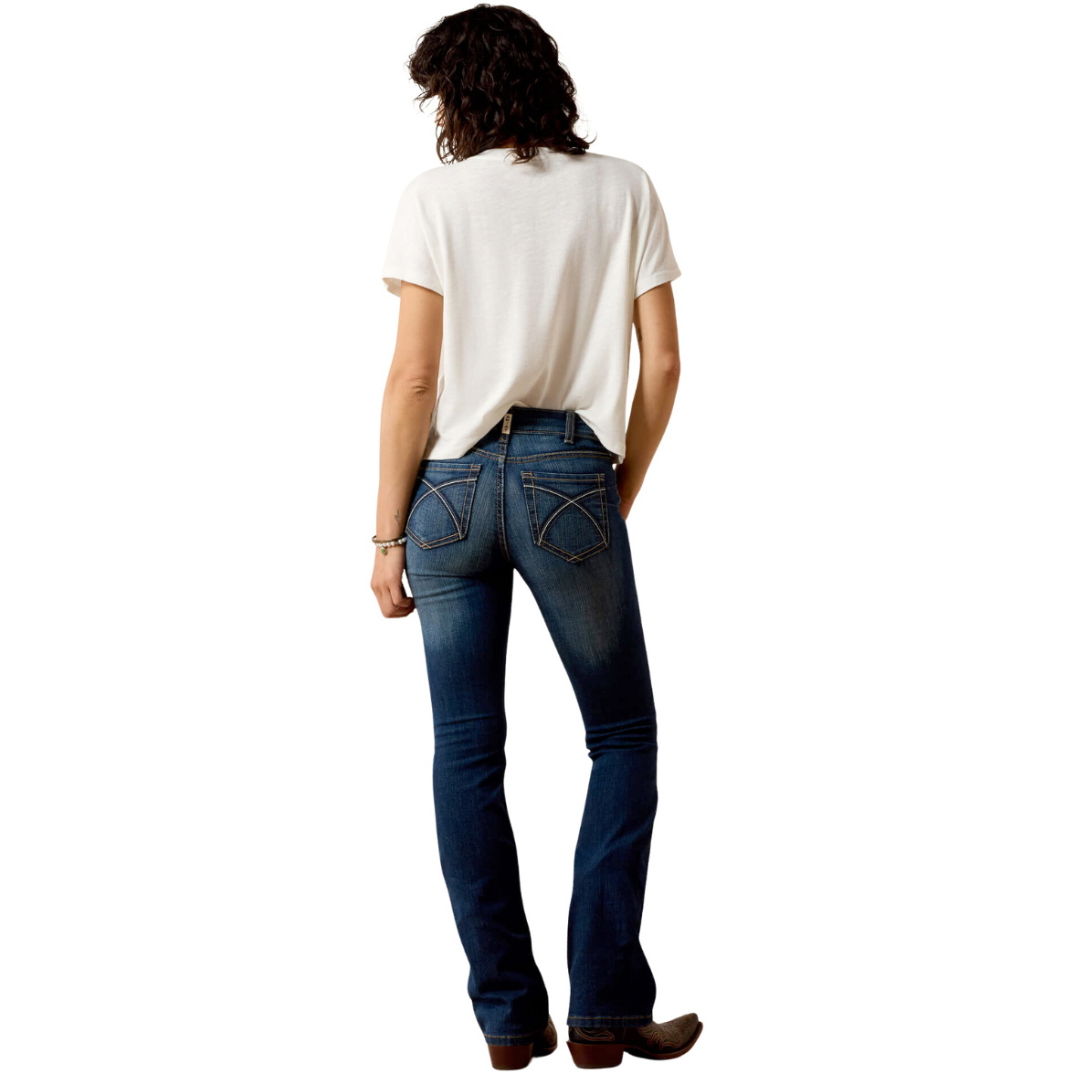 2025 Ariat Womens R.E.A.L. Perfect Rise Stretch Rosa Boot Cut Jean 10027713 - Lita